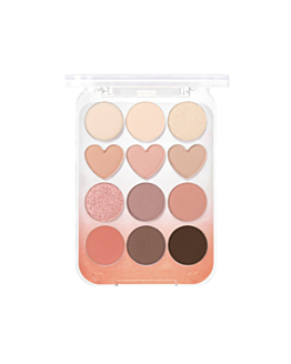 Colorgram - Pin Point Eyeshadow Palette 01 Sunny+Oat=Peach, paleta cieni do powiek o odcieniach brzoskwiniowych, 5,3 g