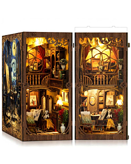 Habarri Miniaturowy domek Book Nook - Słowa ukryte w obrazach