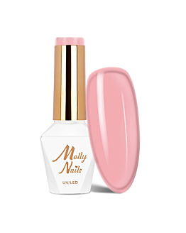 MollyNails French Manicure Peach Lakier Hybrydowy UV LED Nr 138 8 g
