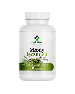 MedFuture Młody Jęczmień ekstrakt 500mg 60 kapsułek