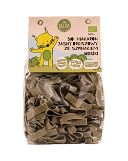 Helpa BIO Makaron Jasny Orkiszowy ze Szpinakiem Wstążki 250 g