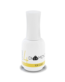 Elisium Diamond Liquid nabłyszczacz do manicure tytanowego 4 Top Coat, 15ml