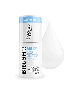 BrushUp! Milky Coat On Top mleczny top hybrydowy Follow The Milky Way, 5g