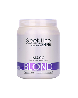 Stapiz Sleek Line Violet Blond Maska Neutralizująca Do Włosów Blond 1000 ml