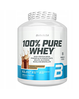 BioTech USA 100% Pure Whey 2000g o smaku karmel-cappuccino