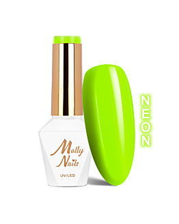 MollyNails Fancy Fashion Lemonade Neon Lakier Hybrydowy UV LED Nr 335 8 g