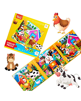 Habarri Puzzle edukacyjne - Poziom 5 - Farma