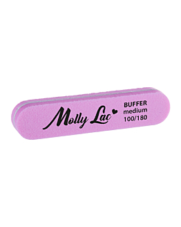 MollyLac Polerka Dwustronna Buffer Mini Prosta Medium 100/180 5 szt