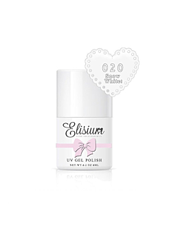 Elisium UV Gel Polish lakier hybrydowy do paznokci 020 Snow White, 8ml