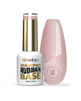 Clavier Nailsology Diamond Rubber Base baza hybrydowa DB06 Classy Lassie, 8ml