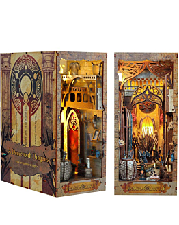 Habarri Miniaturowy domek Book Nook - Tron smoka