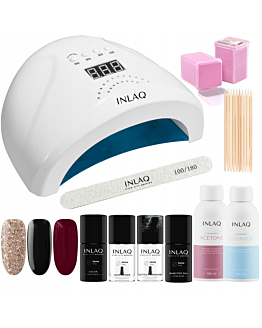 INLAQ Zestaw Startowy do Manicure Hybrydowego