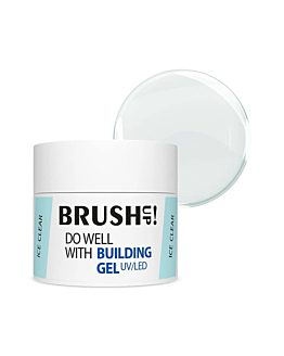 BrushUp! Do Well with Building Gel żel budujący do paznokci Ice Clear, 12g