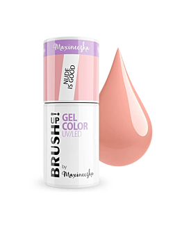 BrushUp! Gel Color UV/LED lakier hybrydowy do paznokci Nude Is Good, 5g
