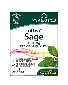 Vitabiotics Ultra Sage z Szałwią, tabletki