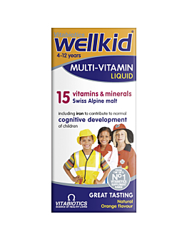 Wellkid Multi-Vitamin Liquid Multiwitamina Płyn 150 Ml