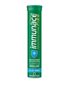 Vitabiotics Immunace Fizzy Na odporność Tabletki musujące o smaku pomarańczowym