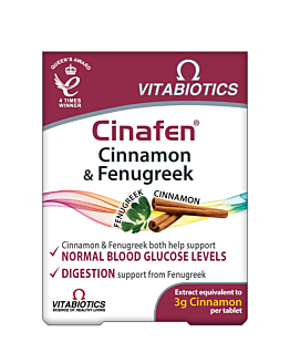 Vitabiotics Cinafen Cinnamon & Fenugreek Cynamon z Kozieradką