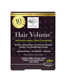 New Nordic Hair Volume Tabletki, 90+15 szt.