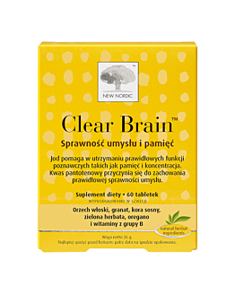 New Nordic Clear Brain Tabletki, 60 szt.