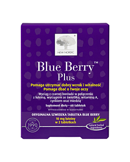 New Nordic Blue Berry Plus Tabletki, 60 szt.
