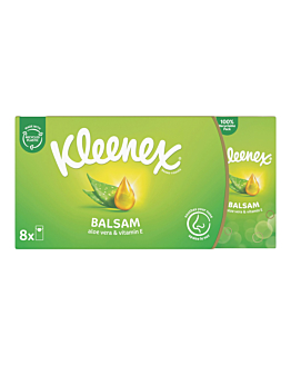 Kleenex Chusteczki higieniczne Balsam, 8x8 szt.