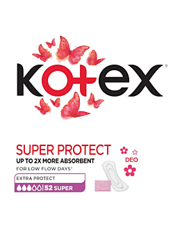 Kotex Wkładki higieniczne Super Deo 52 szt.