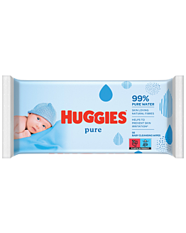 Huggies Salviettine Pure Single Pack 56 pz
