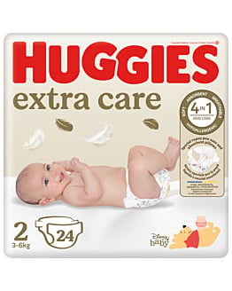 Huggies Extra Care 2 pieluchy dla dzieci 24 szt.