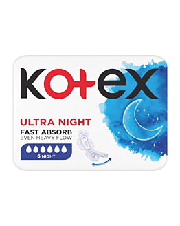 Kotex Ultra Night Single Podpaski 6 szt.