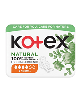 Kotex Natural Eve Single Normal Podpaski 8 szt.