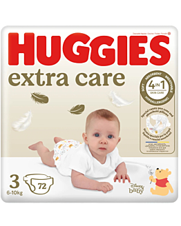 Huggies Pieluchy Extra Care 3 Mega, 6-10 kg, 72 szt.