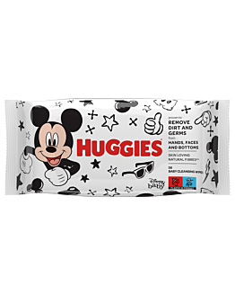 Huggies Baby Wipes Mickey Mouse chusteczki nawilżane 56 szt.