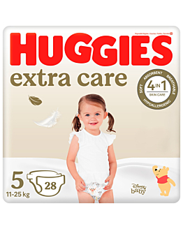 Huggies Extra Care Jumbo Pack 5 pieluchy dla dzieci 28 szt.