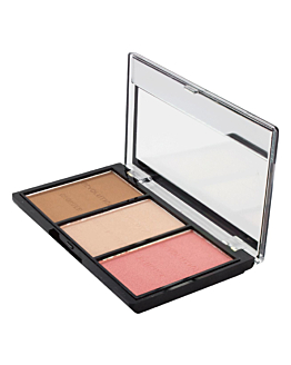 MAKEUP REVOLUTION Ultra Sculpt & Contour Kit Zestaw do konturowania Ultra Fair C01 10,8g