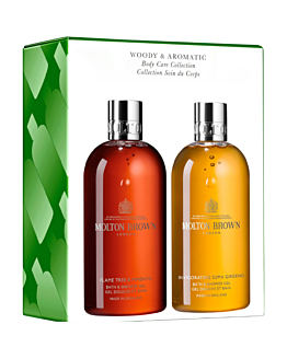 Molton Brown Woody & Aromatic Body Care Duo Set, Żel pod prysznic i do kąpieli