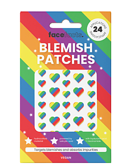 Face Facts Blemish Patches - Rainbow Hearts