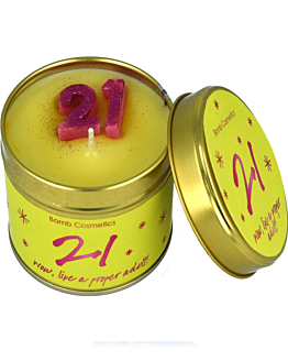 Bomb Cosmetics Świeca Okolicznościowa 21 Birthday