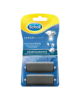 Scholl Velvet Smooth Gruboziarniste głowice obrotowe z kryształkami diamentu, 2 szt.