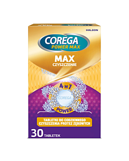 Corega Max Czyszczenie, Tabletki rozpuszczalne do czyszczenia protez zębowych