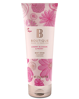 Boutique England Peeling do ciała Kwiat Wiśni i Piwonia 225 g