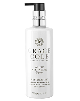 Grace Cole Balsam do rąk i ciała Biała Nektarynka i Gruszka 300 ml