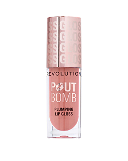 Makeup Revolution Pout Bomb Plumpling Gloss Błyszczyk, Candy Pink Nude