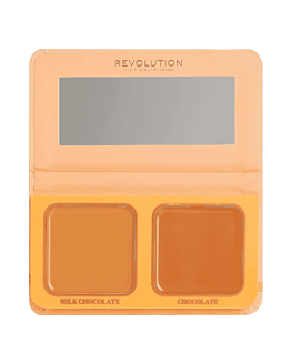 MAKEUP REVOLUTION x Maffashion Cream Bronzer Duo Bronzer w kremie Milky Chocolate Way 6g