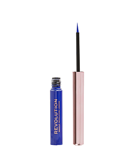 MAKEUP REVOLUTION Super Flick Liquid Eyeliner, Blue 