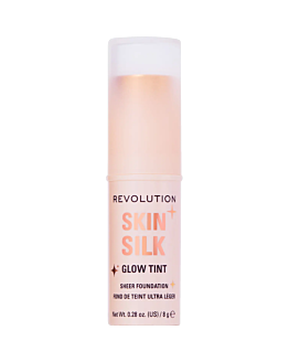 Makeup Revolution Skin Silk Glow Tint Sheer Foundation Stick Fondotinta in stick, Light Neutral