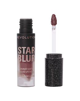 MAKEUP REVOLUTION Star Blur Shimmer Matte Liquid Lip Rossetto per labbra, Moonlit Rose
