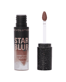 MAKEUP REVOLUTION Star Blur Shimmer Matte Liquid Lip Rossetto, Frosted Petal