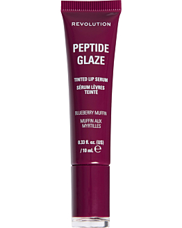 Makeup Revolution Peptide Glaze Tinted Lip Serum Serum do ust Blueberry Muffin, 10 ml