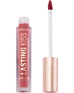 Makeup Revolution Lasting Kiss Liquid Matte Stain Pomadka do ust Lullaby Pink, 2,5 ml